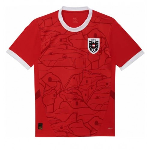 Østrig Hjemmebanetrøje EM 2024 Kortærmet